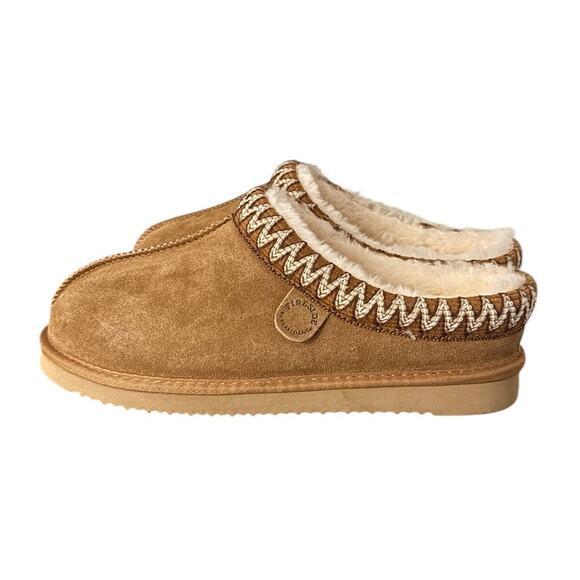 Fireside by Dearfoams Grafton Genuine Shearling Suede Clog Slippers 12 main image 5